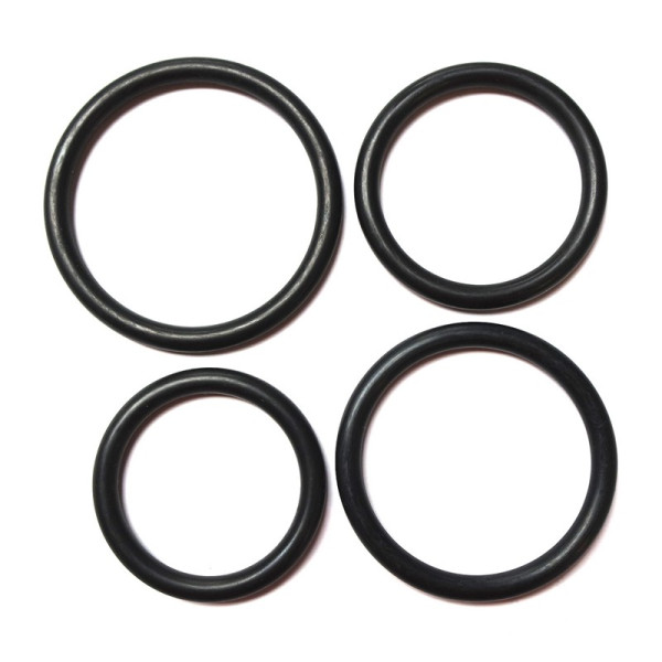 Rubber Cock ring set (pack of 4) Rubber Cock ring set (pack of 4)