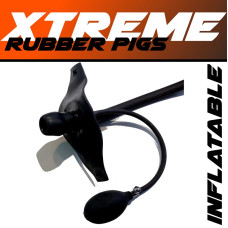 Inflatable rubber gag 
