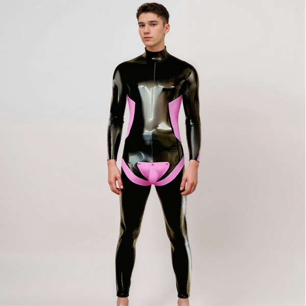 Rayzer suit with shoulder zip & codpiece Rayzer suit with shoulder zip & codpiece