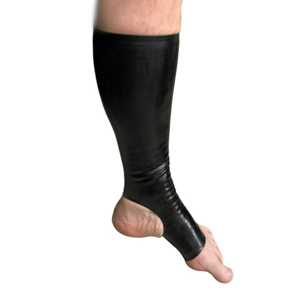 Open heel socks